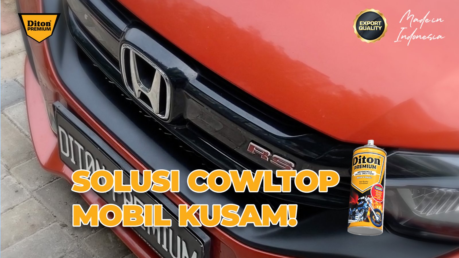 Dashboard Mobil Kusam? Diton Dashboard Coating Solusinya!